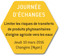 Limiter les risques de transfert de produits phytosanitaires d’origine agricole vers les eaux