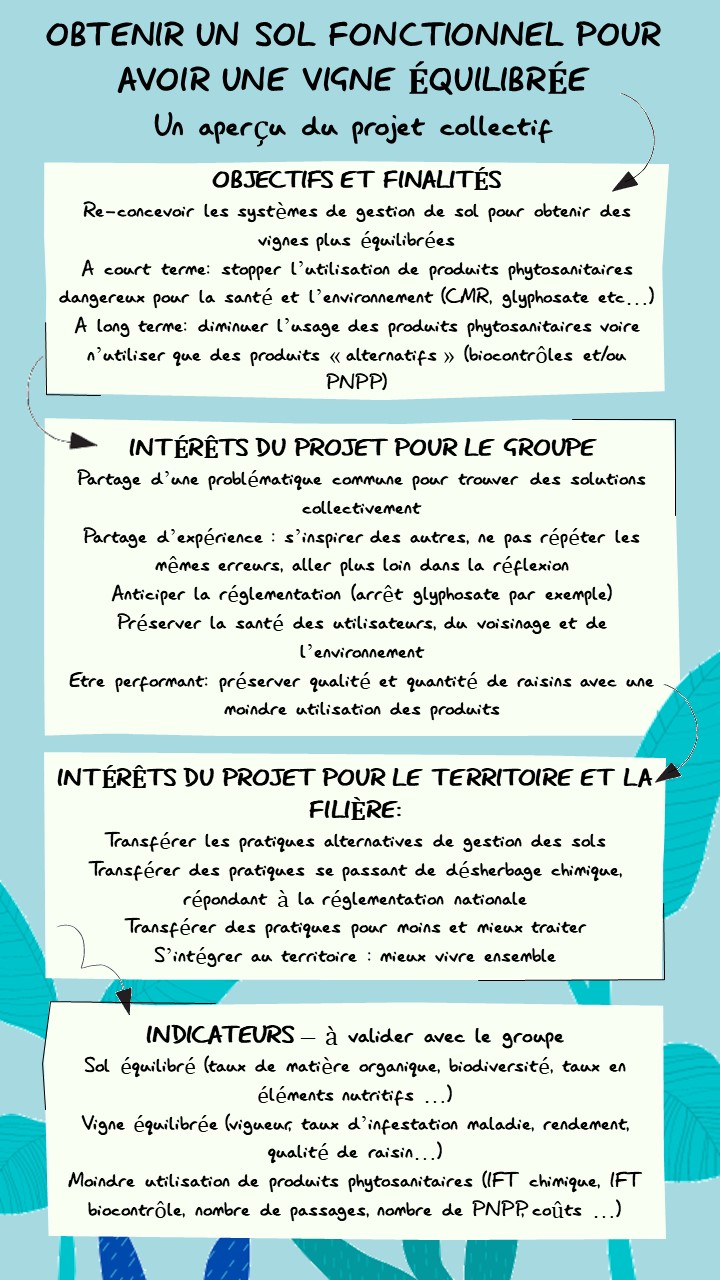 Projet du groupe lors du renouvellement en 2021