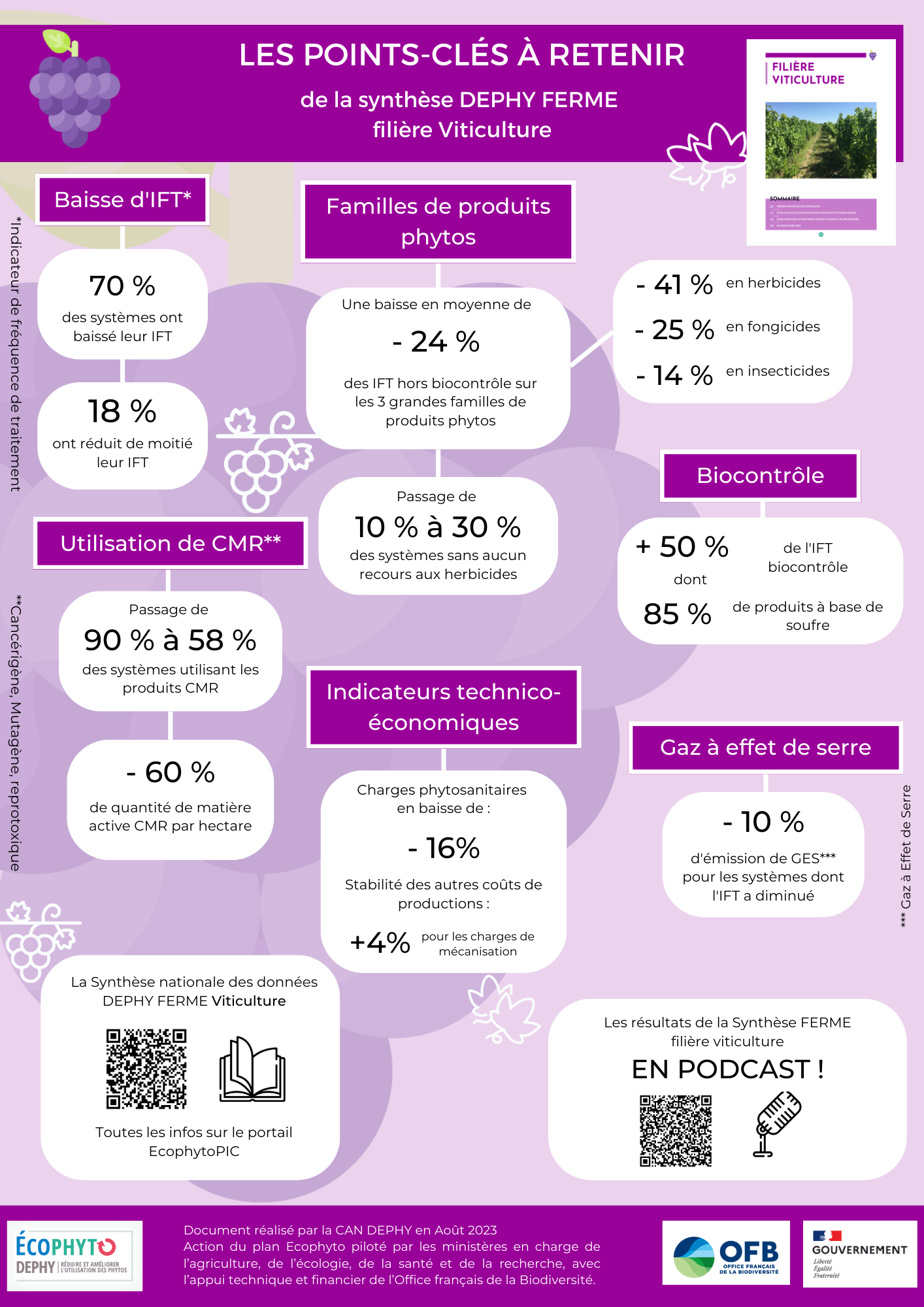 Points à retenir synthèse viti