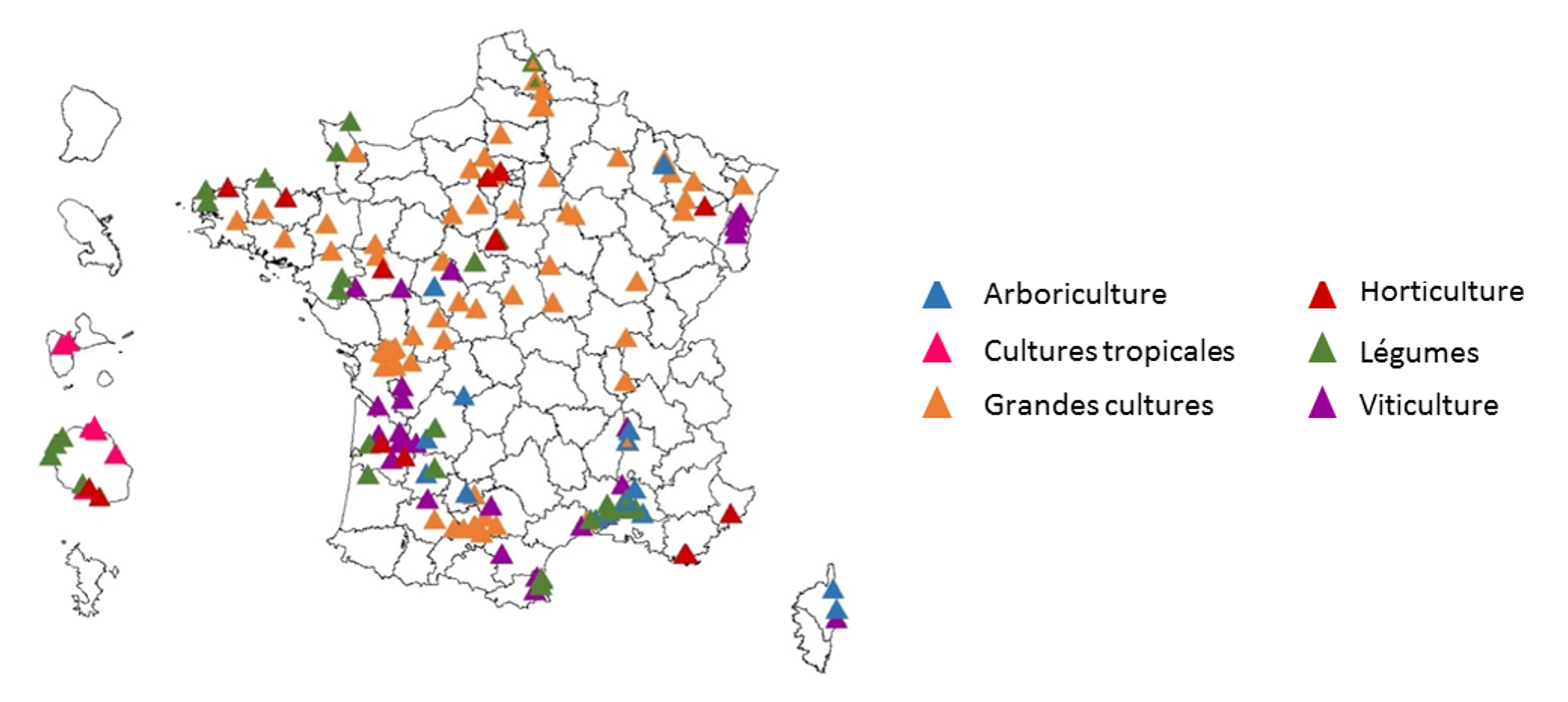 Carte réseau EXPE 2012-2018
