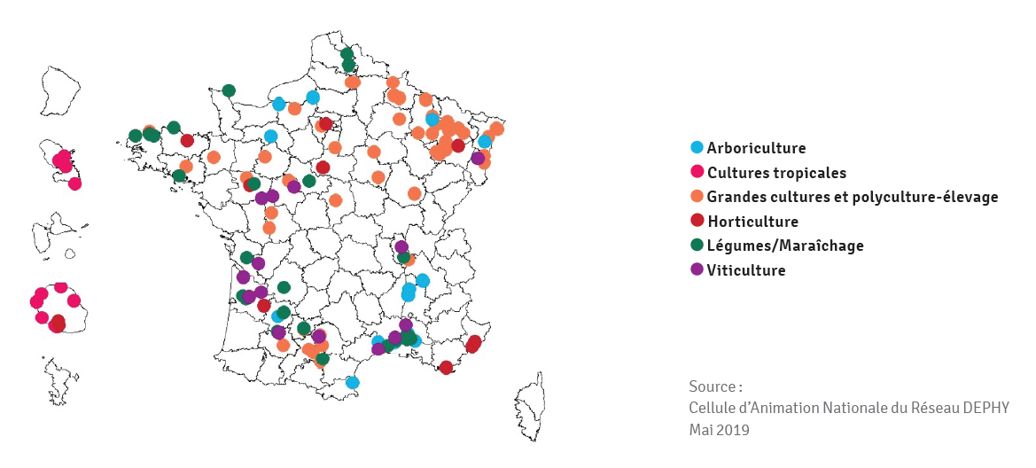 Carte réseau EXPE 2018-2024