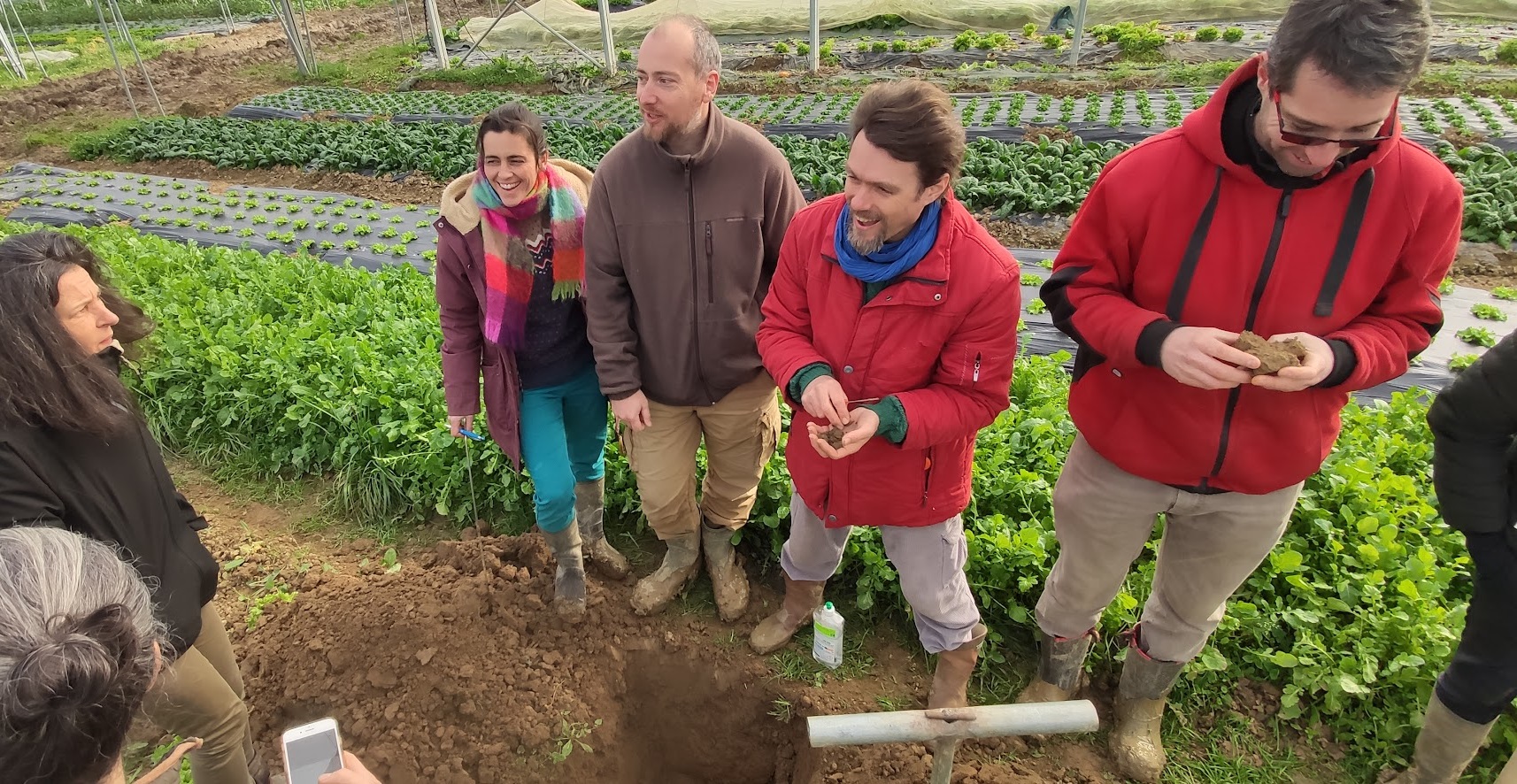 Diagnostic de sol avec Gilles Domenech à Terra Ferma (32), le 19 janvier 2024