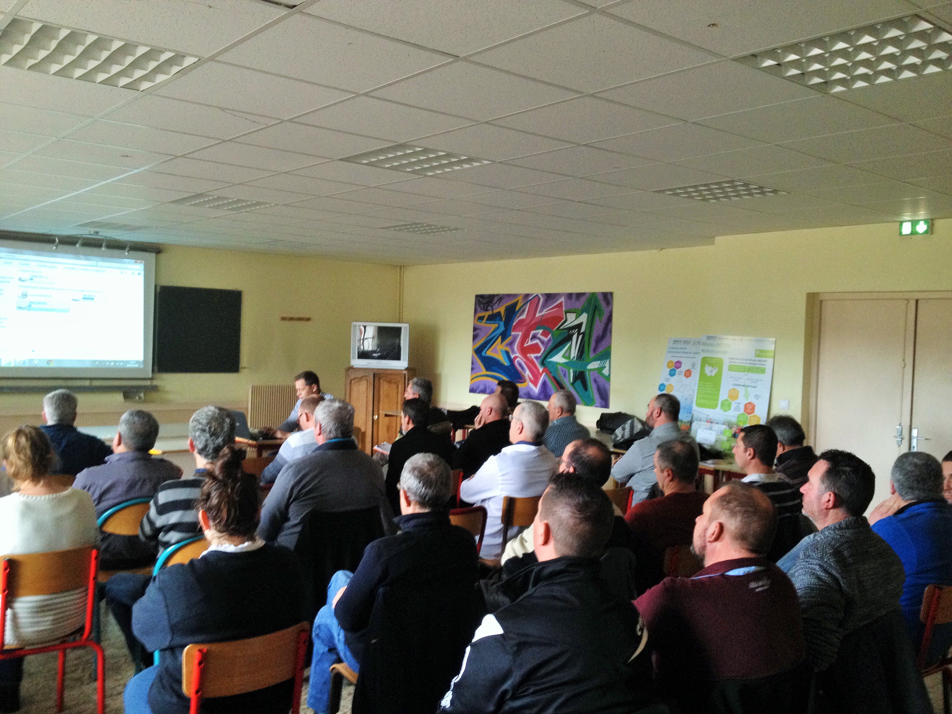 présentation lors de cette journée, du groupe DEPHY Ferme BFC