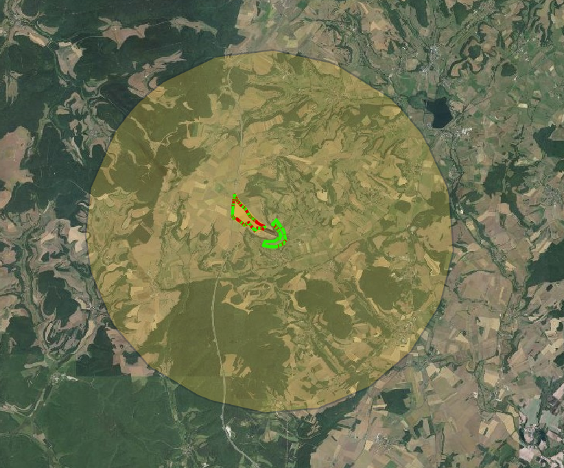 Zone d'étude Esnoms au Val