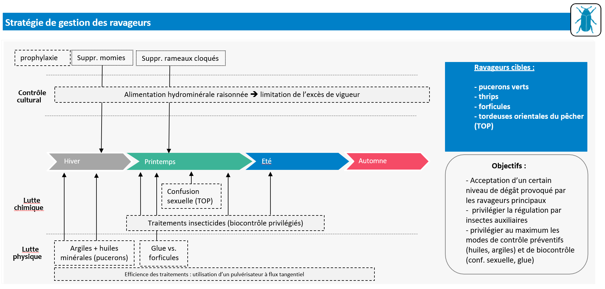 Stratégie de gestion des ravageurs - CTIFL