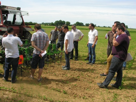 Démonstration binage soja