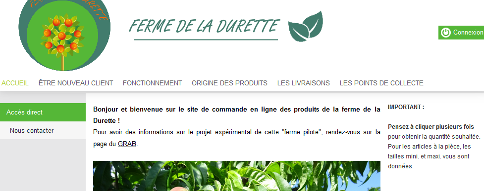 site vente Durette