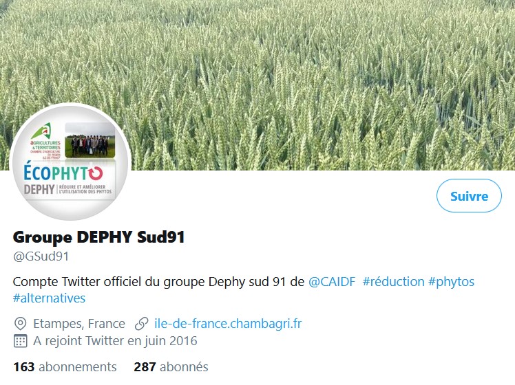 Compte twitter