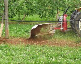 Pratiquer le désherbage mécanique en verger