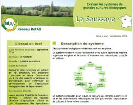 Présentation des essais systèmes de La Saussaye