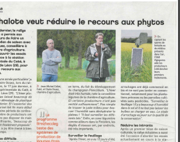 Article presse 2020 rallye échalote terra