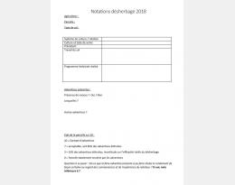 Fiche Notation Désherbage