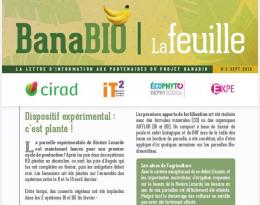 Banabio - La lettre d'information n°3 Sept 2019
