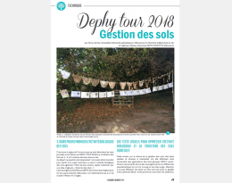 DEPHY TOUR 2018 Gestion des sols (LE NOUVEL OLIVIER n°114)