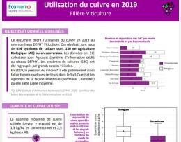 Synthèse cuivre DEPHY FERME 2019