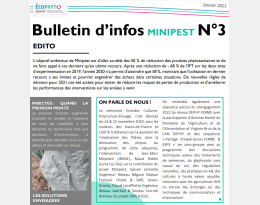 Bulletin info Minipest n°3