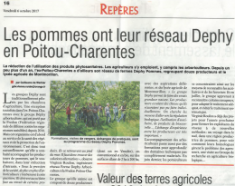 Naissance du groupe DEPHY pommes PC