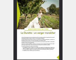 présentation des leviers mobilisés pour la ferme de la Durette