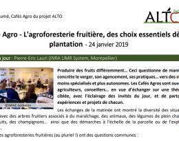 Café Agro 2019 _ Agroforesterie fruitière