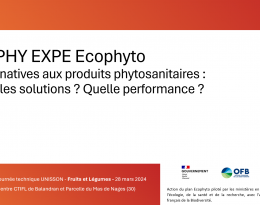 Journée UNISSON transition phyto 28 mars 2024