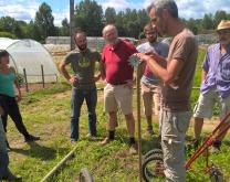 Groupe d'agriculteurs