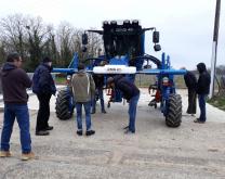 Les réunions du groupe DEPHY viti 41 ont lieu dans les domaines pour pouvoir voir le matériel et les vignes